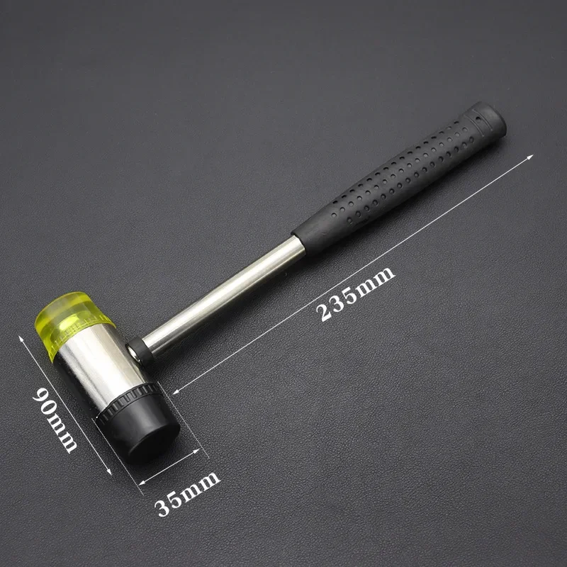 25mm 30mm 35mm 40mm Mini Hammer Nylon Head Mallet Hand Tool Non-Slip Handle Nylon Rubber Used As Wood Plastic Jewelry Crafts 5