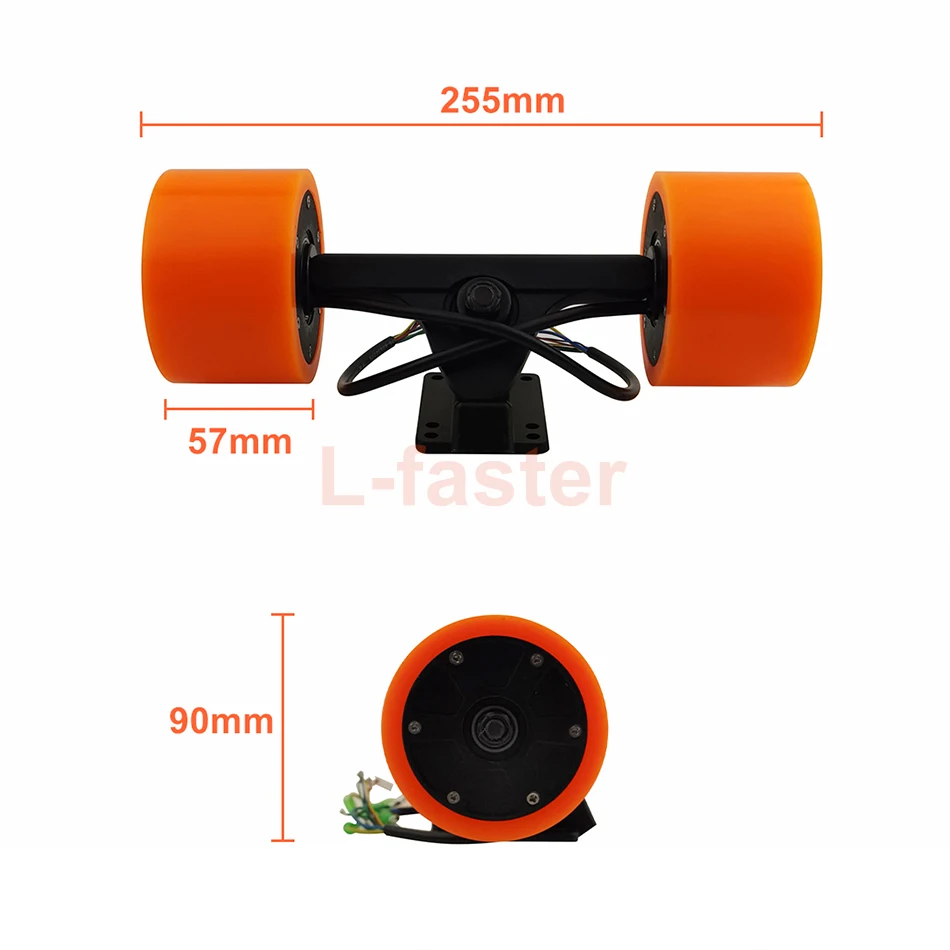 L-faster Cinghia Dentata HTD-5M 395mm Per Skateboard Elettrico, Larghezza 15mm, Per Kit Mountainboard