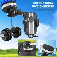 Universal Dashboard/Windshield/Window Phone Holder One-Button Pop-up Strong Suction Suction Cup Cell Phone Holder Stand - Image 2