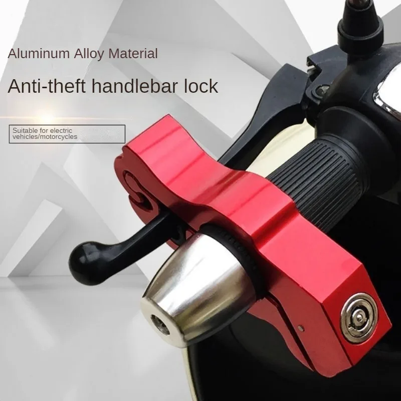 

Motorcycle Handlebar Electric Car Lock Handlebar Throttle Lock Anti-theft Anti-pry Brake Lock Portable Handlebar Lock