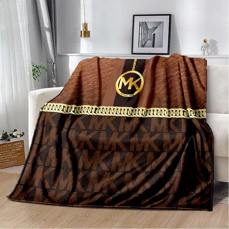 

M-michael-kors Blanket Fashion Logo 3D Printing Soft Comfortable Home Decorate Bedroom Living Room Sofa Beds Blankets