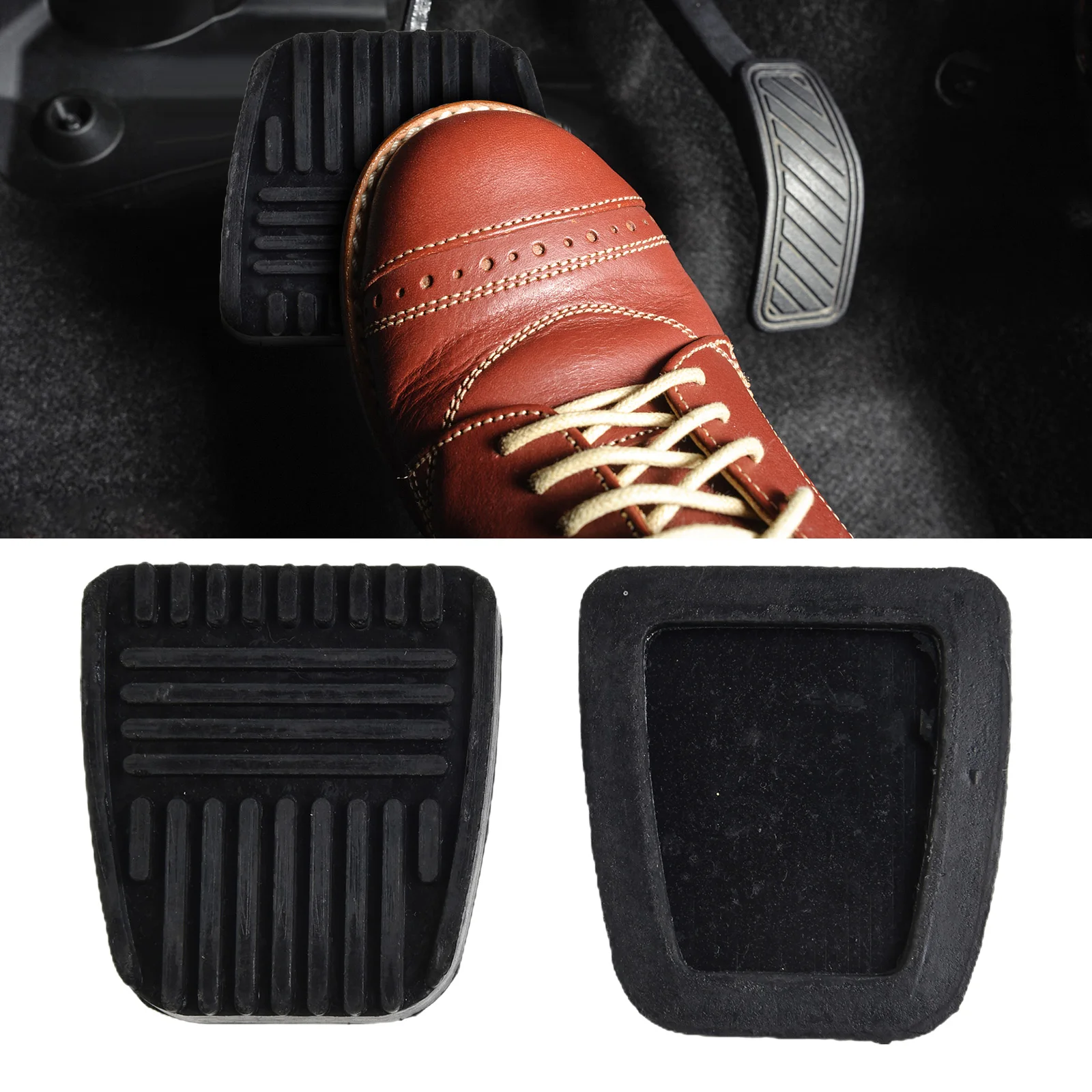 

Black Car Brake Pedal Pad Clutch 46531-89910 Accessories Brand New Durable Easy Installation High Quality Parts