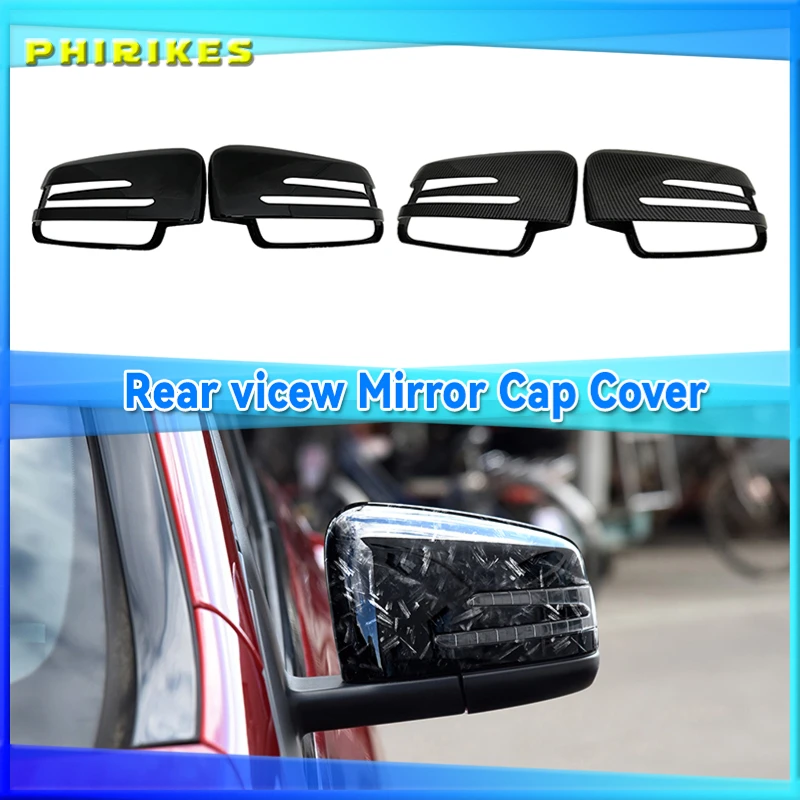 Rear View Mirror Covers For Mercedesbenz W204 E W212 W176 W246 Cls C218 Gla X156 Abs Carbon