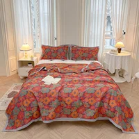 Double Layer Bed cover cotton Blanket Jacquard Bedspread yarn dyed bedspreads and coverlets Bed blankets Sofa Towel Bed Sheets 1