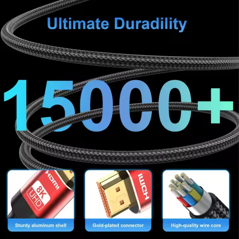 Ultra High-Speed 8K HDMI Cable for Seamless Audio and Video Experience