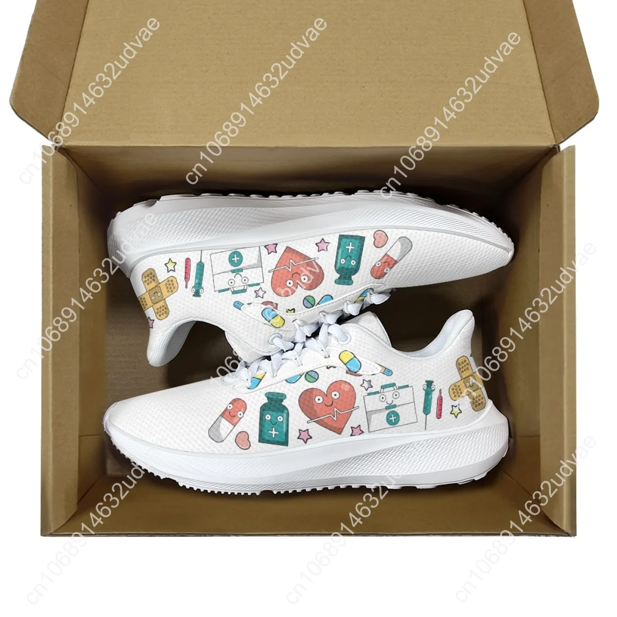 2023 Women's Nusing Shoes Lightweight Lace up Running Sneakers Men Tennis Trainers Lightweight Casual Sports Shoes