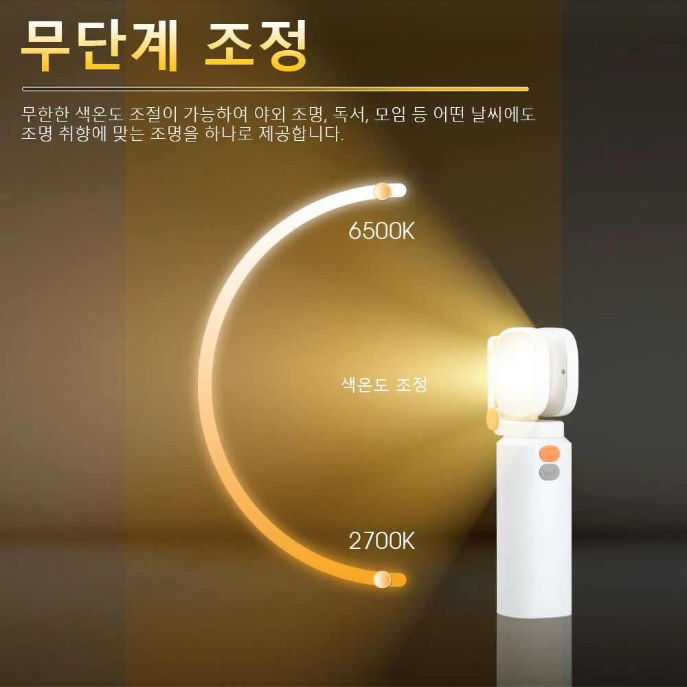 Trustfire C20 필 라이트 손전등 10000mAh RGB 분위기 빛 삼각대가있는 텔레스코픽 랜턴 6500K 투광 조명 캠핑 조명