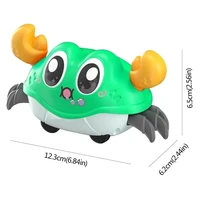 Crabe rampant ventre temps marche danse jouet bébé jouets sensoriels infantile apprentissage ramper cadeaux Double Force marche ramper jouets 6