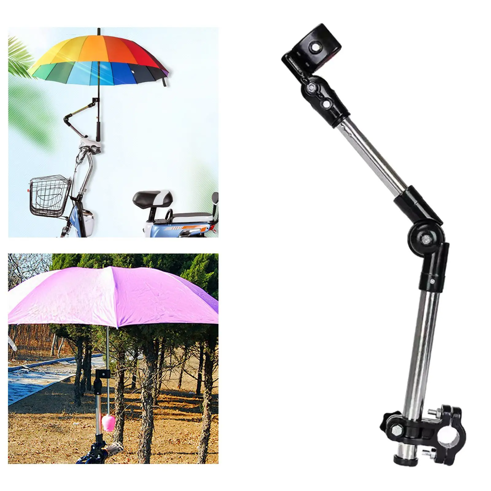 Umbrella Mount Holder Folding Mounting Attachment Portable Universal Bicycle