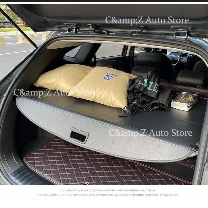 Car Trunk Storage Rack Covers For Hyundai Tucson L NX4 Retractable Pad Cargo Liner Shelters Accessories
