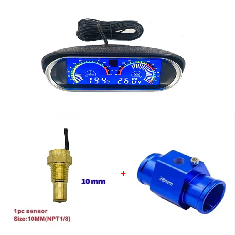 ตัวเลือกสินค้า เครื่องวัดอุณหภูมิน้ำดิจิตอล 24V พร้อมเซ็นเซอร์ 1/8NPT