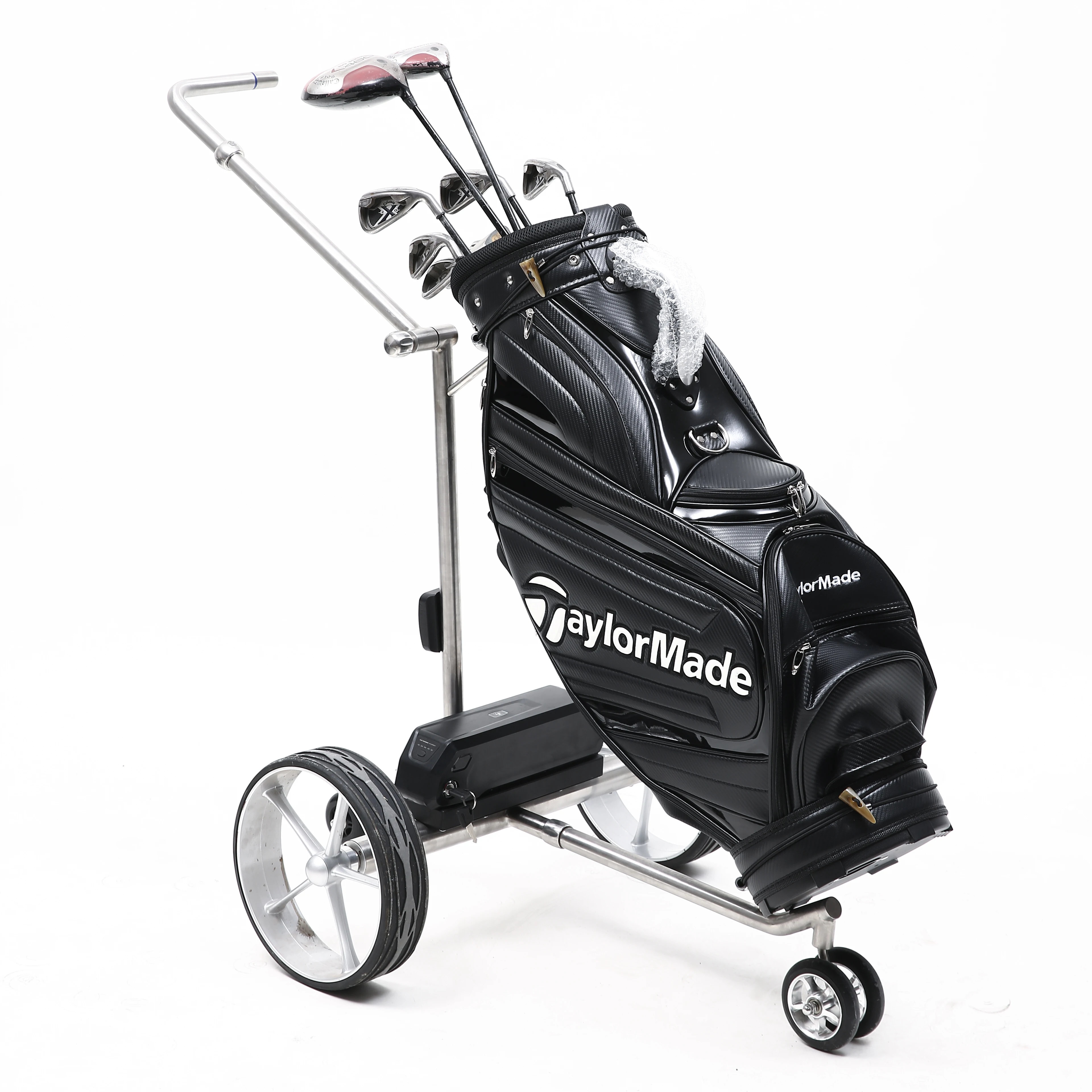 ESWING Electric Golf Trolley with Remote Control Follow Golf Electric Trolley Bag Cart 18 Hole Carts