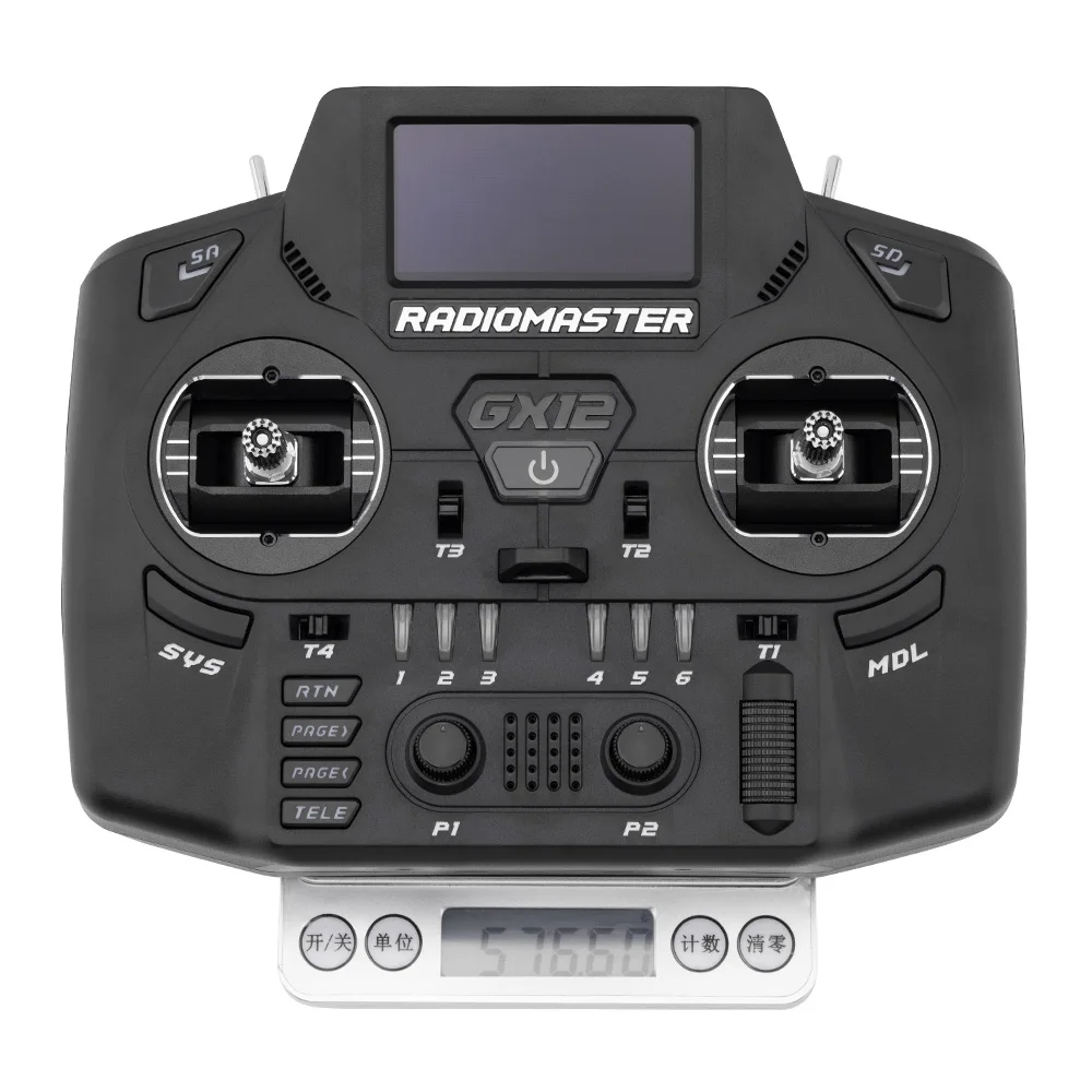Pre-Order RadioMaster GX12 Dual-Band Gemini-X Fully CNC Aluminum 3D Digital Hall Gimbal ExpressLRS Radio Controller Transmitters 2