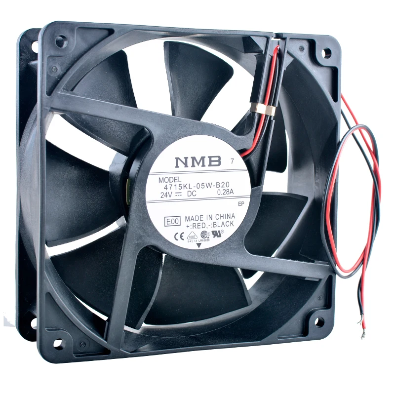 

4715KL-05W-B20 12cm 120mm fan 120x120x38mm DC24V 0.28A Dual ball bearing cooler cooling fans for frequency converter