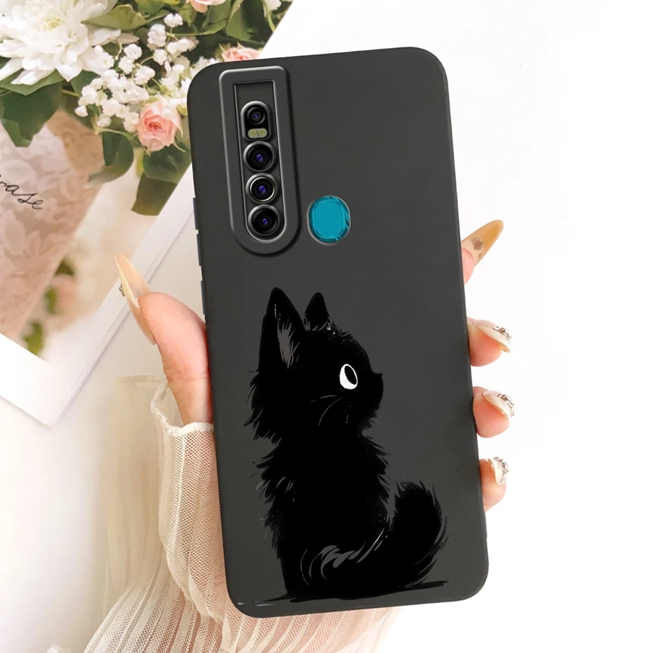 Cute Cat Panda Cartoon Soft Silicone Case Cover