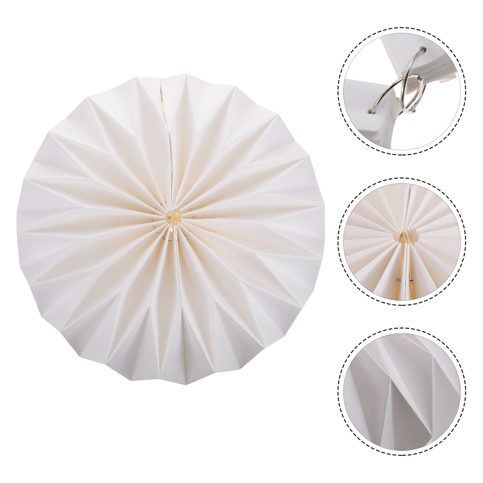 

Modern minimalist origami Lampshade Cover Paper Lamp Pleated Hanging Origami Simple Style Light Accessory Decoration