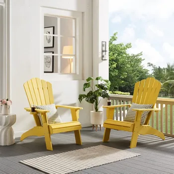 Oversized Adirondack Chair with Cup Holder 1