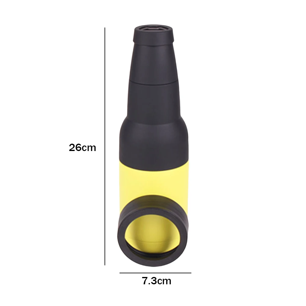 Triple-Function Insulated Stainless Steel Beverage Holder with Built-in Bottle Opener