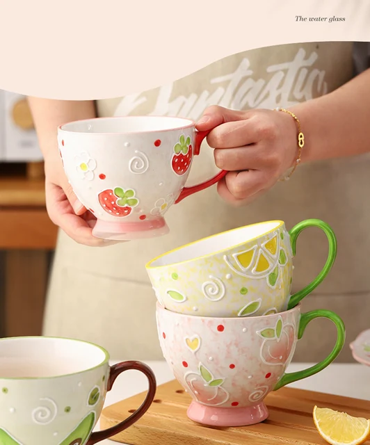 MDZF – grande tasse en céramique de 500ml, style bohémien, pour le petit  déjeuner, le café, le lait, le thé, les jus de fruits, pour Couple -  AliExpress