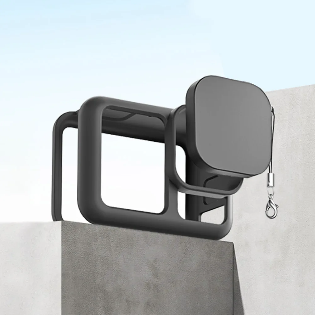 Couvercle de batterie en silicone pour GoPro Hero 13, ouvert montrant l'accès à la batterie