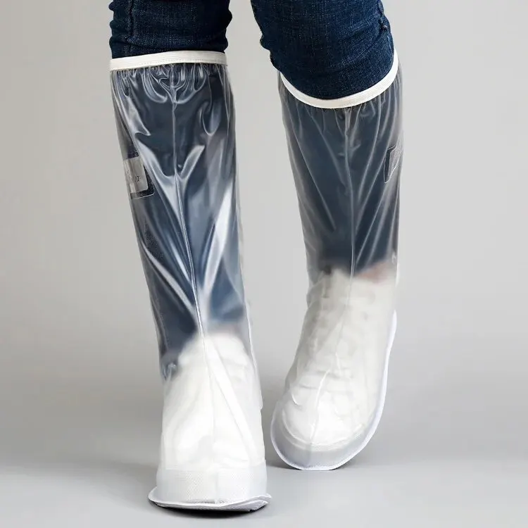 Waterproof Shoe Covers Men Women Riding Rain Boots Anti-slip Thickened Wear Resistant Children Travel Rainproof Shoe Covers