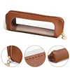 PU Pencil Case Portable Waterproof Transparent Cosmetic Bag Zipper Makeup Brush Storage Bag Sundries Organizers Stationery Gifts 6