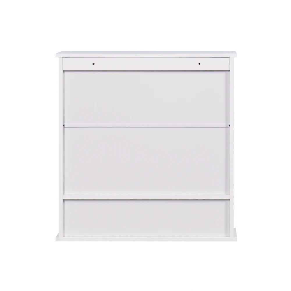 Wall Mounted Bathroom Cabinet with 2 Mirror Doors and Adjustable Shelf 5