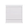 Wall Mounted Bathroom Cabinet with 2 Mirror Doors and Adjustable Shelf 5
