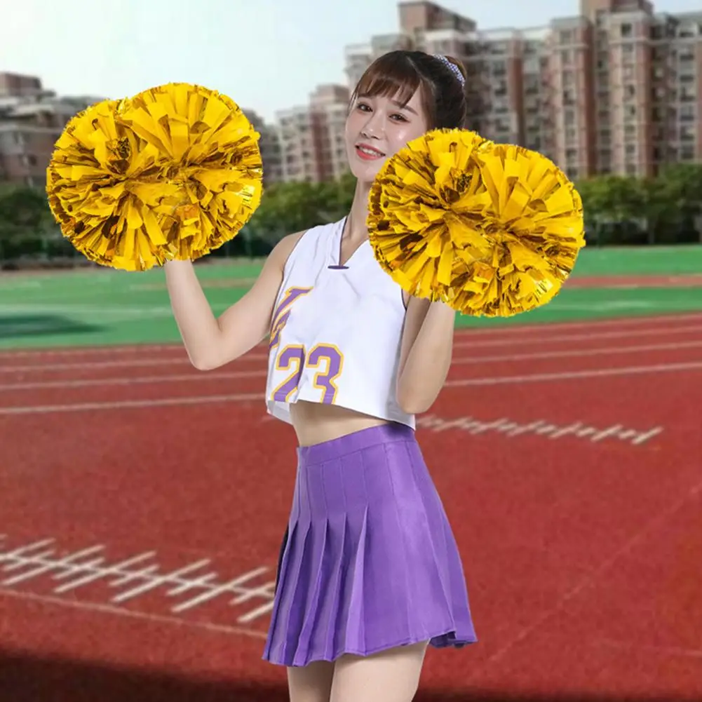 Long-lasting Hand Flower Cheerleading Pom Poms Vibrant Cheerleading Pom Poms Colorful Squad Hand Flowers for Parties Events