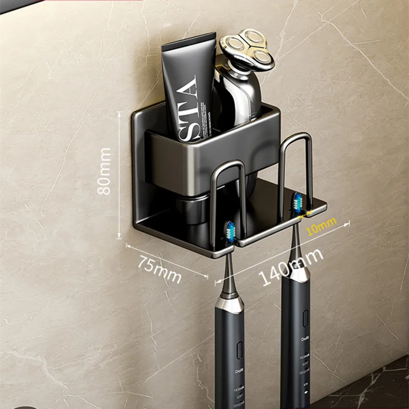 משחת שיניים בעל מסגסוגת אלומיניום משחת שיניים משחה חדר אמבטיה משק בית חיסכון ללא ניקוב אביזרי אמבטיה