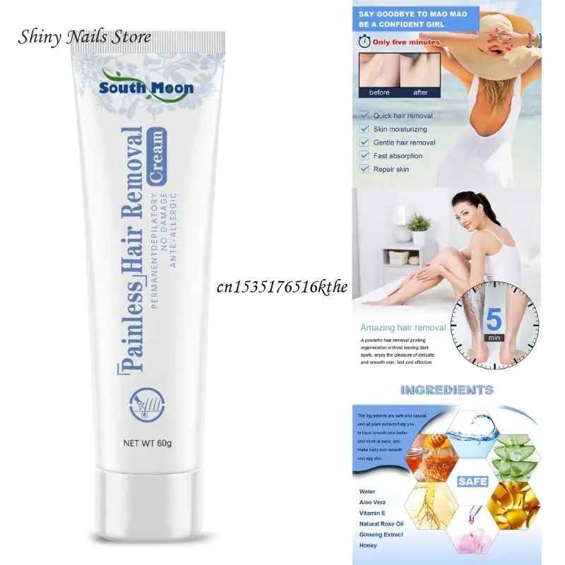 

Fast Hair Removal Creams Painless Permanent Removes Hairs Underarm Private Legs Beard Depilatory Shrink Pores Dropship