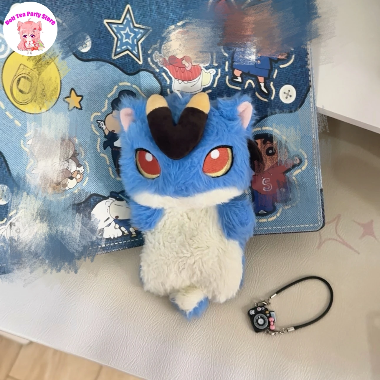 게임 원신 임팩트 두린 작은 용 플러시 인형 마스코트 코스프레 애니메이션 귀여운 플러시 키 체인 펜던트 가방 장식 크리스마스 선물