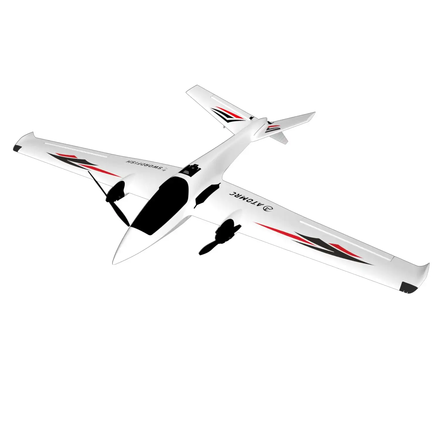 

Atomrc Swordfish FPV RC Plane Fixed-Wing with 1200mm Wingspan Auto Launch Mode Return To Home Circle Mode Kit / PNP / RTH
