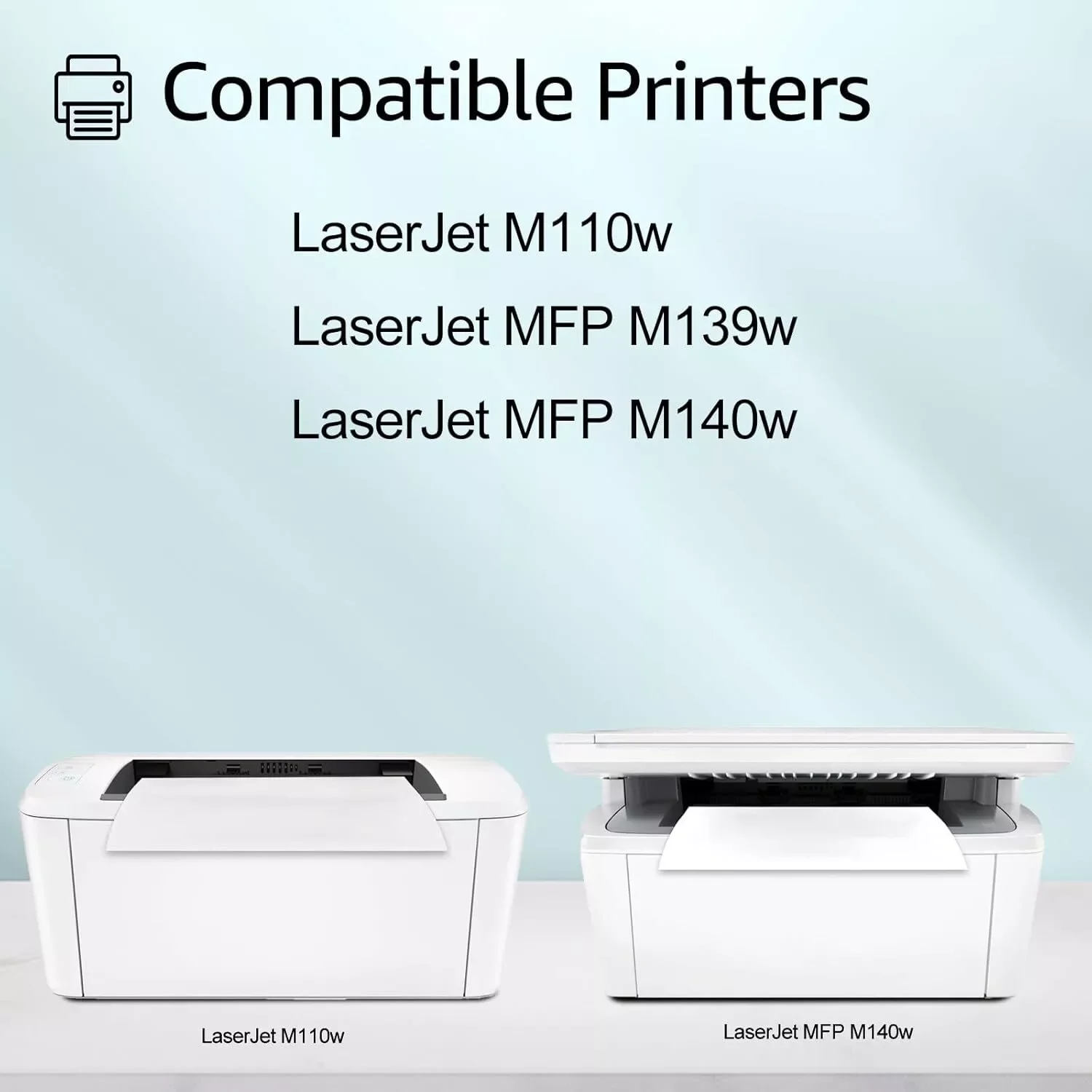 GREENCYCLE W1410A Compatible for Hp 141A Black Toner Cartridge Laserjet Pro M110w MFP M140w M139w with Chip