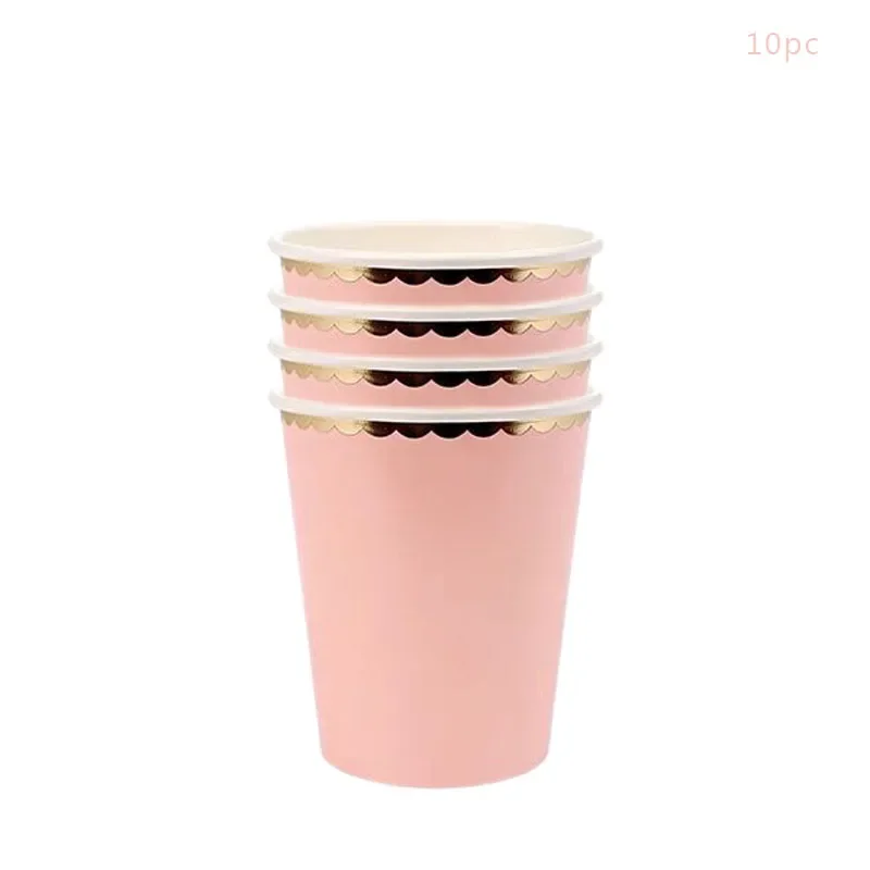 Elegant Lace Disposable Tableware Set
