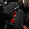 LOOGDEEL Fleece Cycling Gloves Non-slip Thermal Touch Screen Windproof Waterproof Men Skiing Running Bicycle Motorcycle Gloves 6