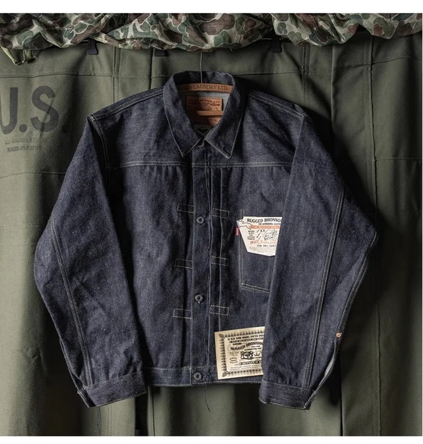 Rugged Bronson S806XX Slub Selvedge Denim Jacket in Raw Type