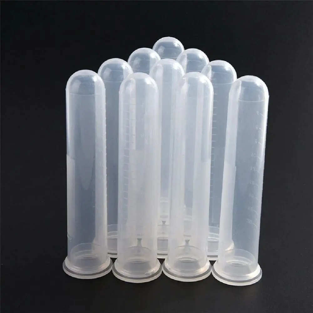 Durable with Snap Cap Centrifuge Tubes Plastic 20ml Storage Container Graduated Micro for Beads Sample Laboratory