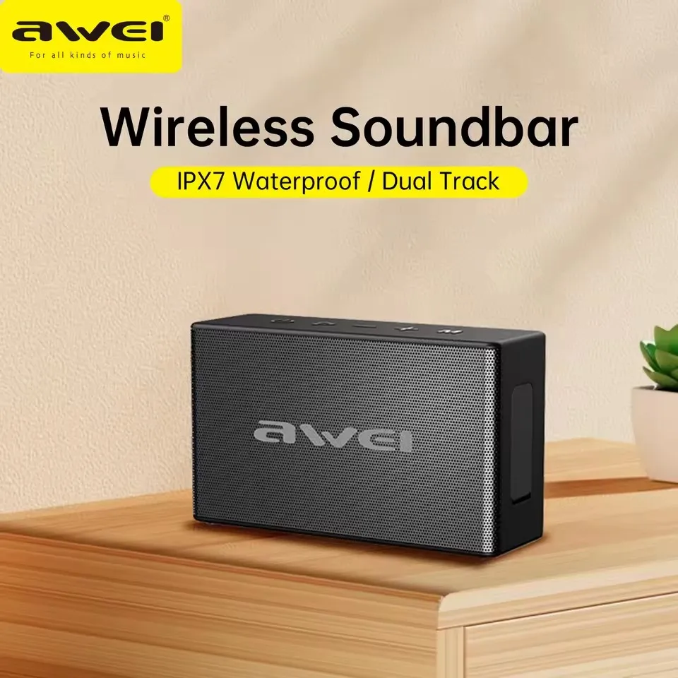 Awei Bluetooth speaker Wireless subwoofer Bar waterproof portable outdoor high sound speaker Bluetooth with AUX TF card