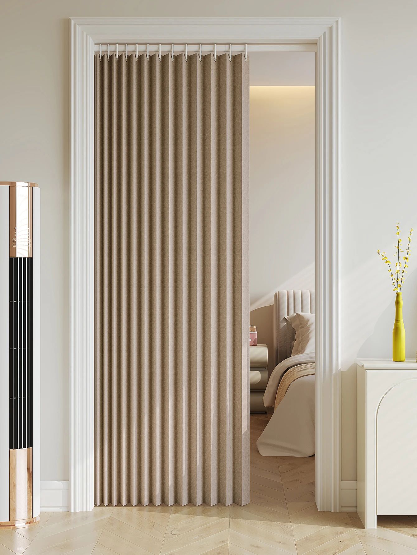 Folding Door Curtains 1PC folding curtain series door curtains for door partitions wardrobes shoe cabinets etc