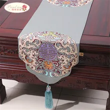 Camino de mesa chino de calidad superior, mantel de estilo europeo, decoración moderna para el hogar