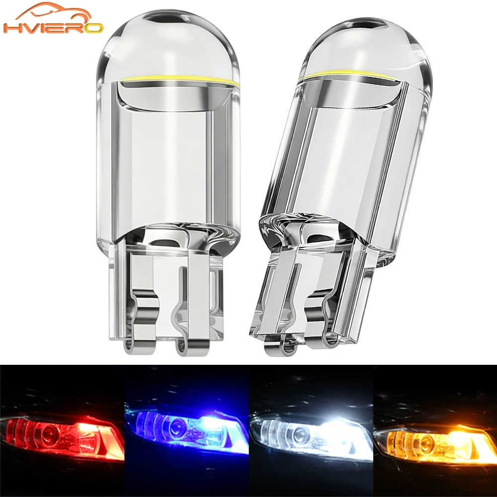 หลอดไฟ LED สีขาว 6000K สำหรับรถยนต์ รูปทรง Wedge คุณภาพสูง