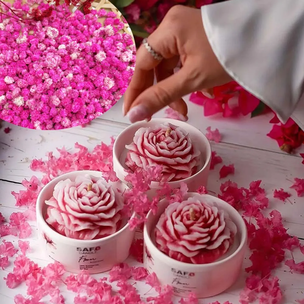Artisan Dried Flowers for Crafting: Candle, Soap, and Nail Art Enhancements