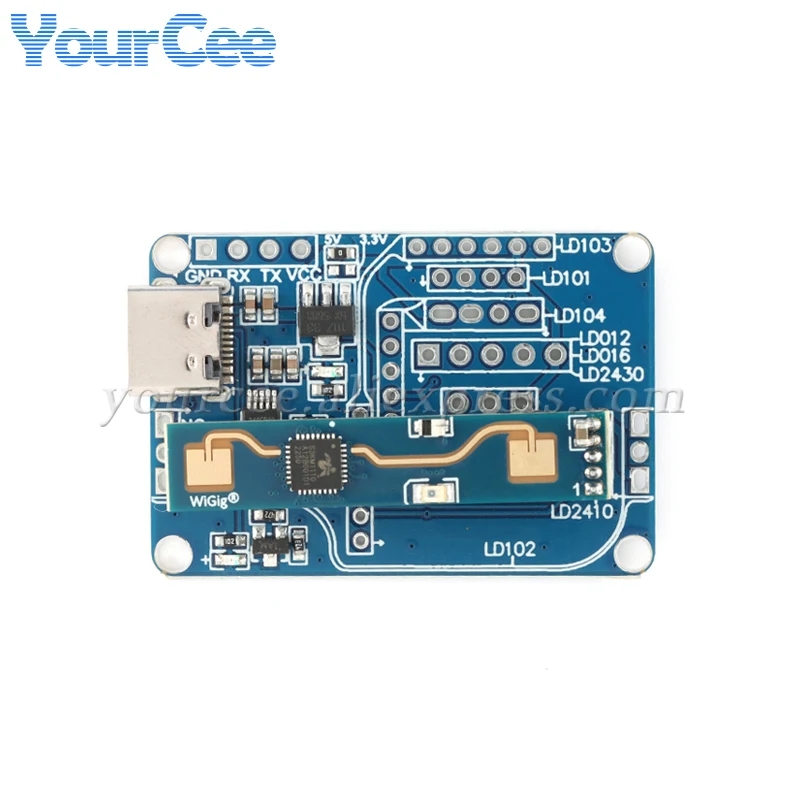 LD2410C Menselijke Aanwezigheid Radar Sensor Module, Lichaam Inductie Schakelaar Module Niet-Contact Niveau Output