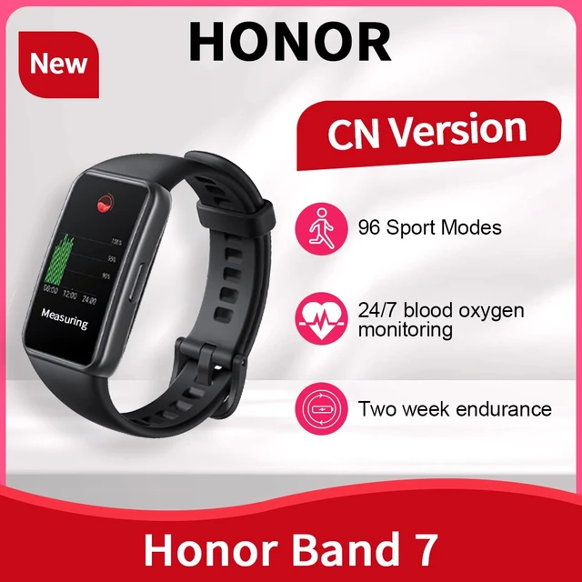 IN STOCK Original Huawei Band 7 Smart Band Blood Oxygen 1.47'' inch Heart  Rate Tracker Smartband 2 Weeks Battery Life - AliExpress