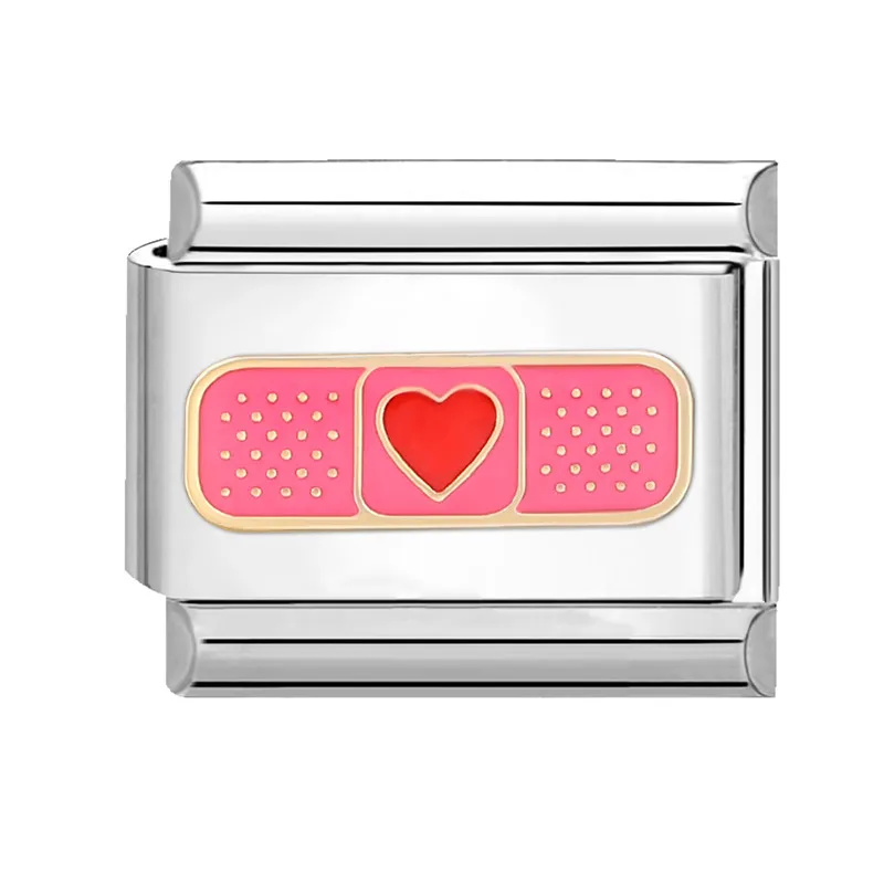 Italian Charm Links Fit 9mm Stainless Steel Bracelet DIY Making