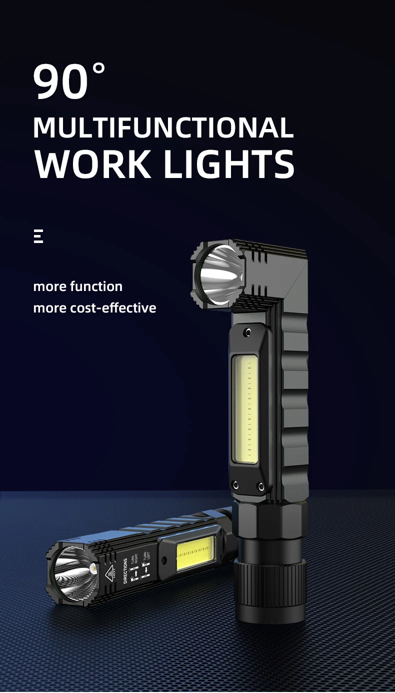 powerful led torch SuperFire G19 multi-function work light led with magnet auto repair high-brightness bright headlight flashlight police torch