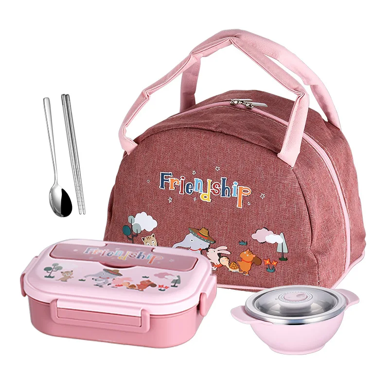 Roestvrijstalen Geïsoleerde Lunchbox - Thermische Voedselcontainer 900ml Voor Studenten En Werklunch Draagbare Lunchbox