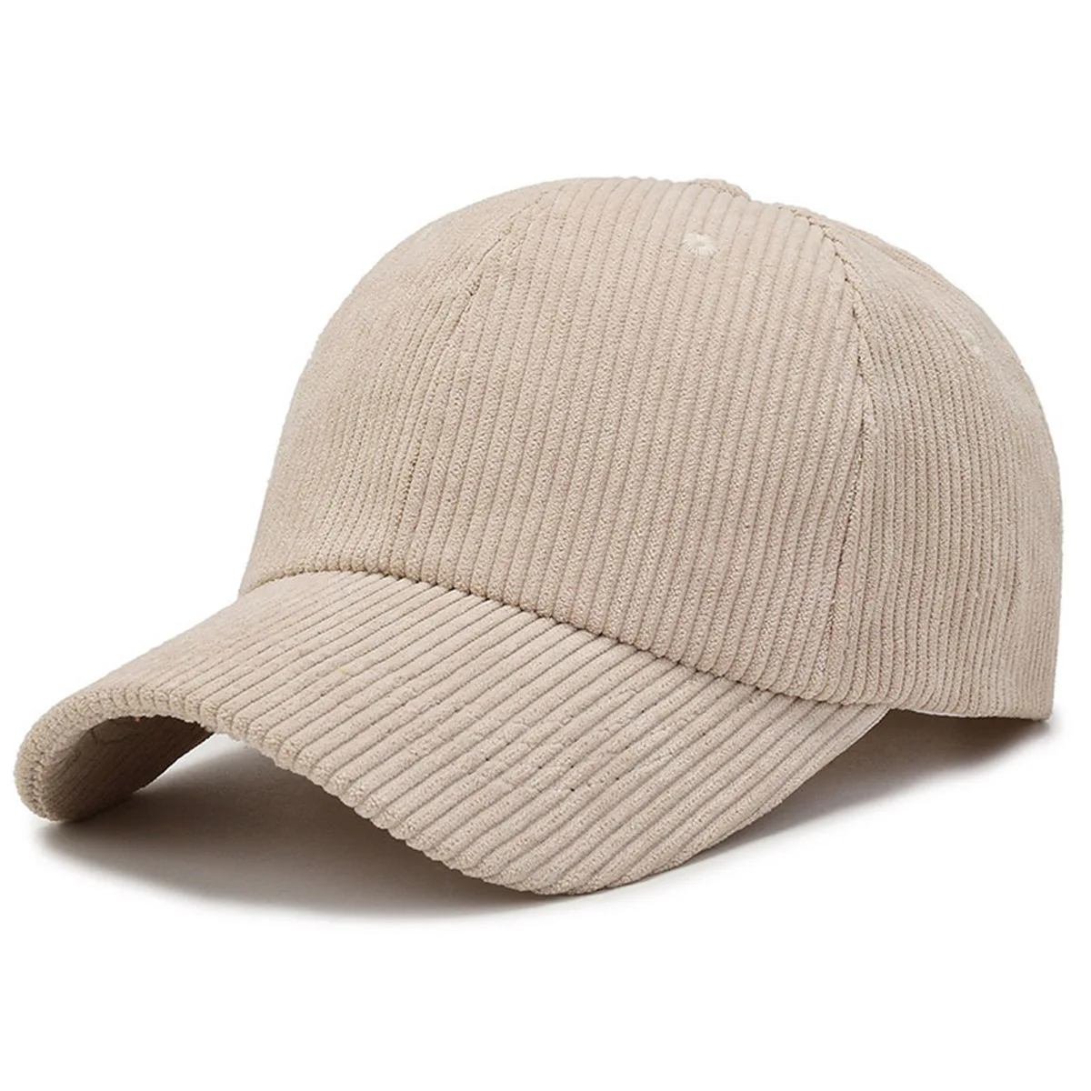 Mode Wildleder Baseball Cap Männer und Frauen Herbst und Winter Solide Retro Cord Hut Hip Hop Hut Unisex Straße Einstellbare Sonnenhut – Detail 13