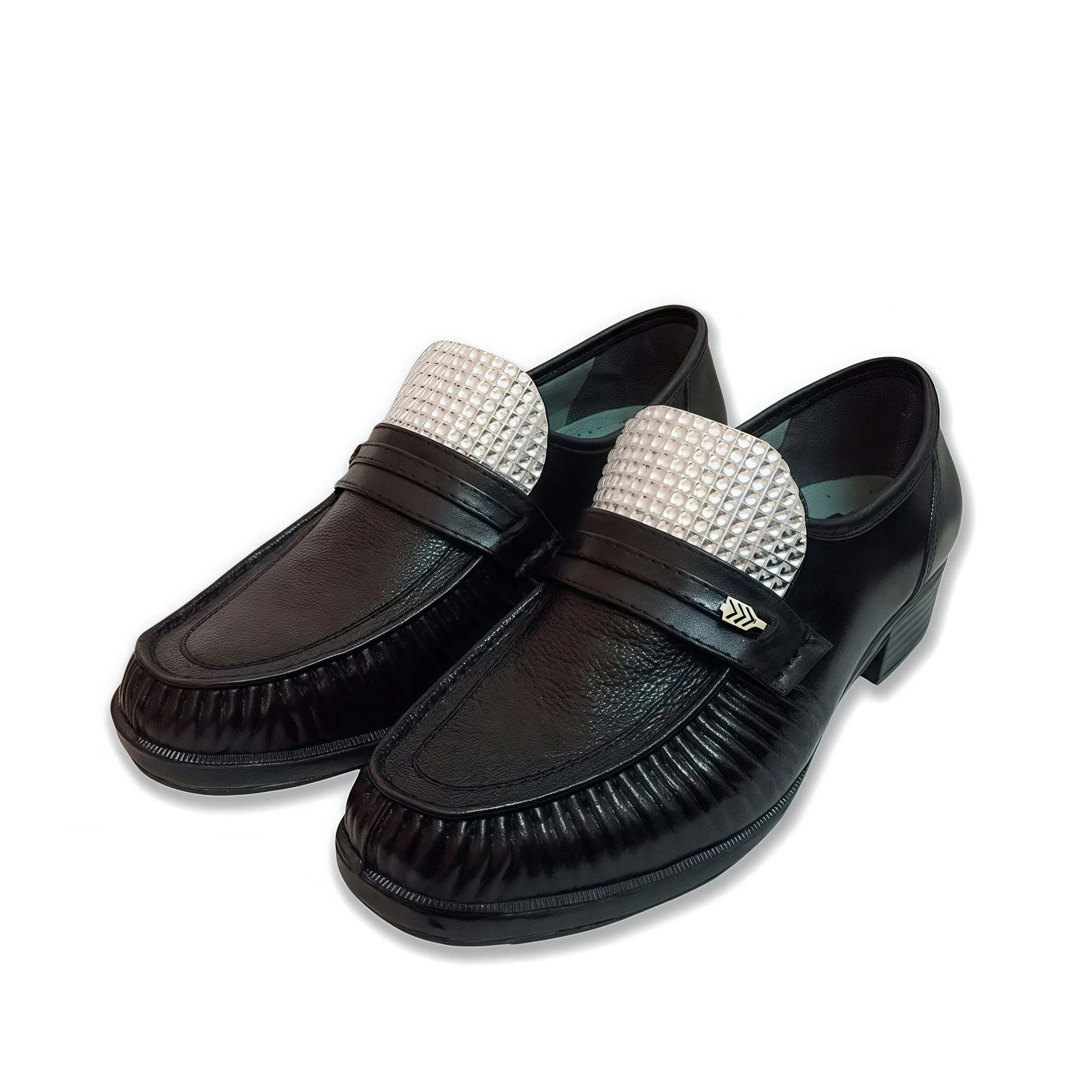 Role-play Tap Dance Michael Jackson Leather Shoes for Moonwalk